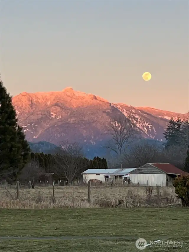Beautiful sunset view