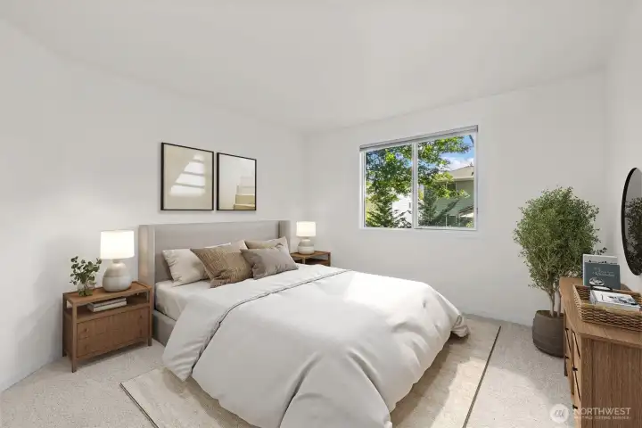 Bedroom 2 (virtually staged)