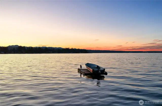 Watch the wildlife and the sunsets from your own front yard!