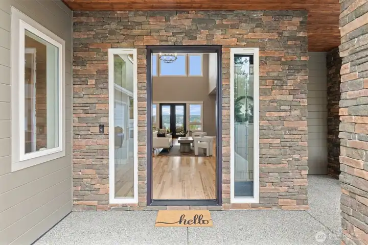 Main home entrance.