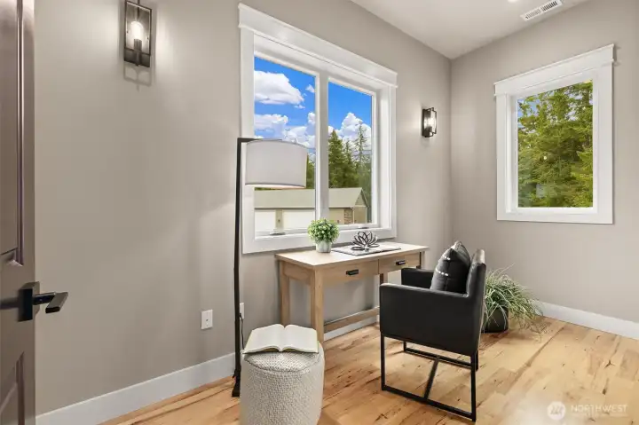 Upstairs office/bonus.