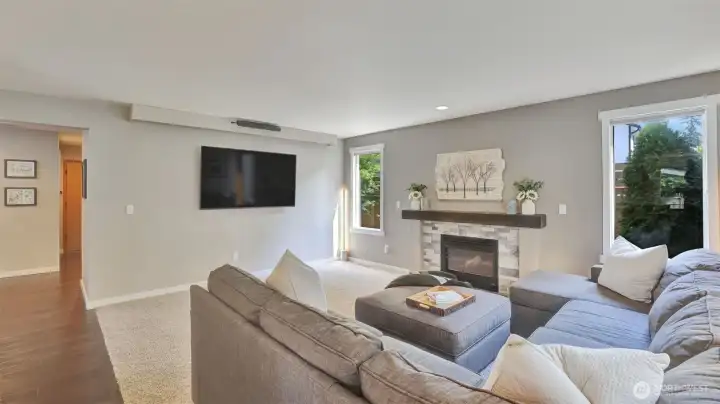 Spend cozy nights at home this fall with an open great room, offering the perfect space for watching football all season long!