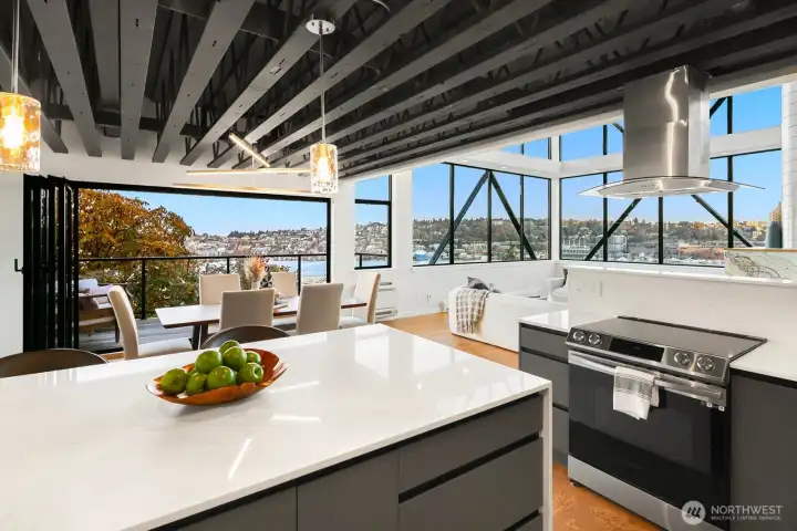 Beautiful views from the kitchen everyday