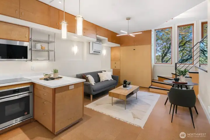 Nice living area with great room concept