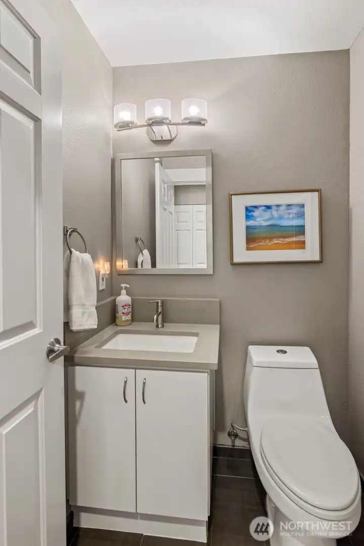 Powder Room on Main Floor