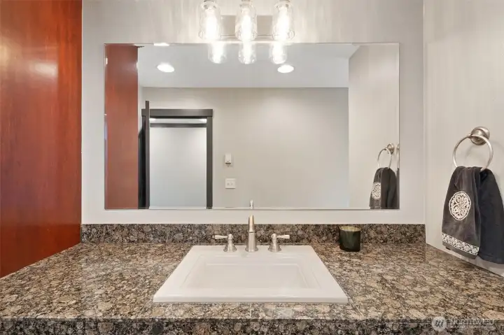 Upstairs vanity