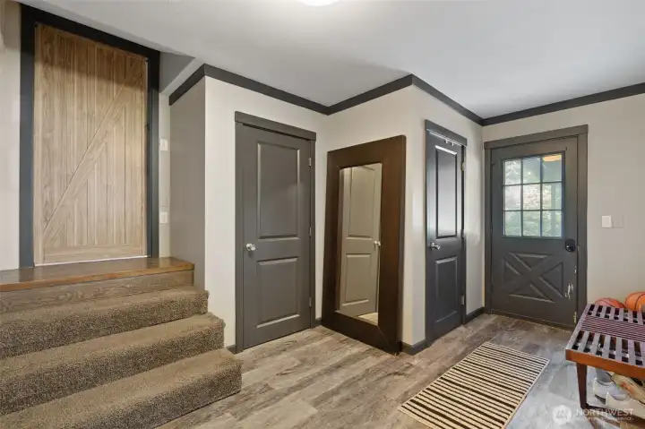 lower front door entrance area