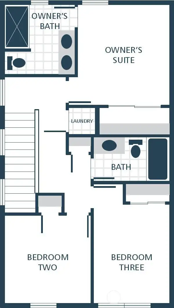 Photographs are for illustrative purposes only. Features, finishes, interior/exterior colors, landscaping and floorplan shown may vary from actual homes built