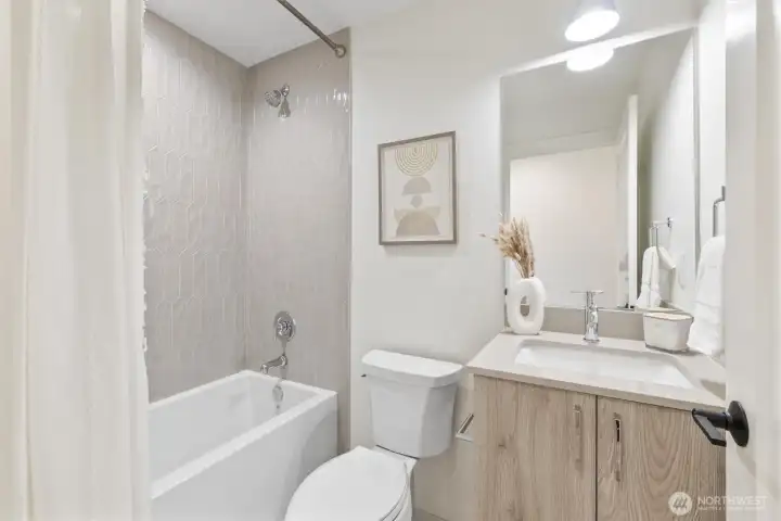 Level I Full Bathroom with heated floors