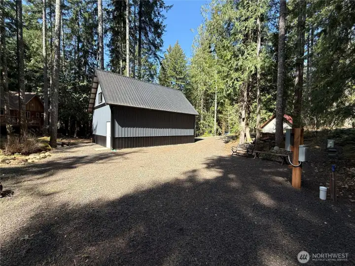 Well-appointed lot w/ water, power & septic.