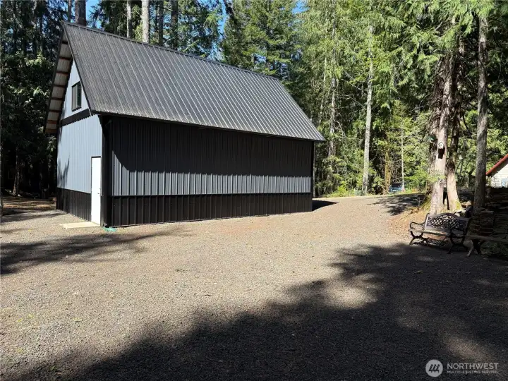 Metal roof for low maintenance.