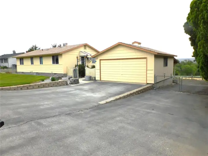 Asphalt driveway