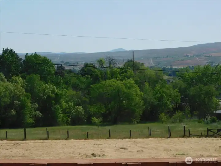 Great views from living room and deck!