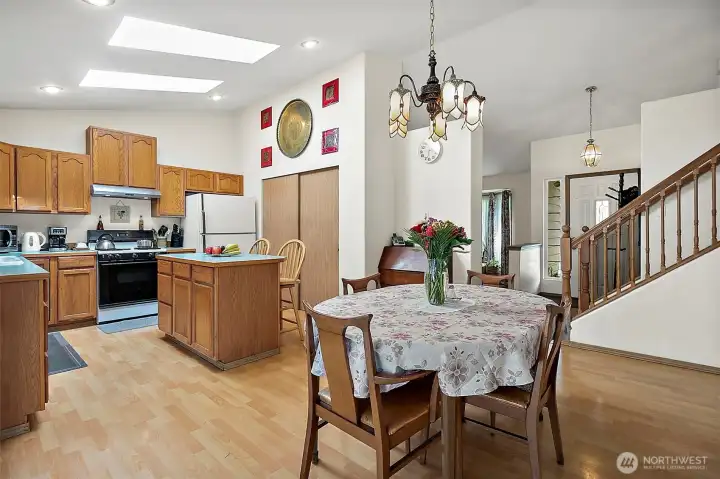 Kitchen with eating space Kitchen with eating space