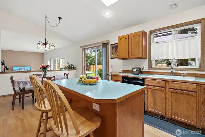 Kitchen with eating space Kitchen with eating space