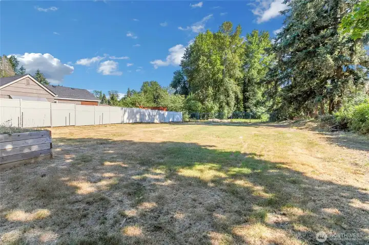 Huge Back yard