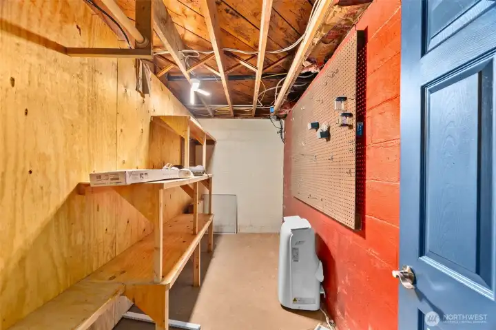 More storage in the basement