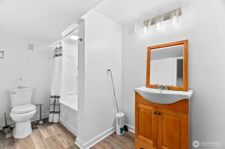 2nd bathroom located in the basement.