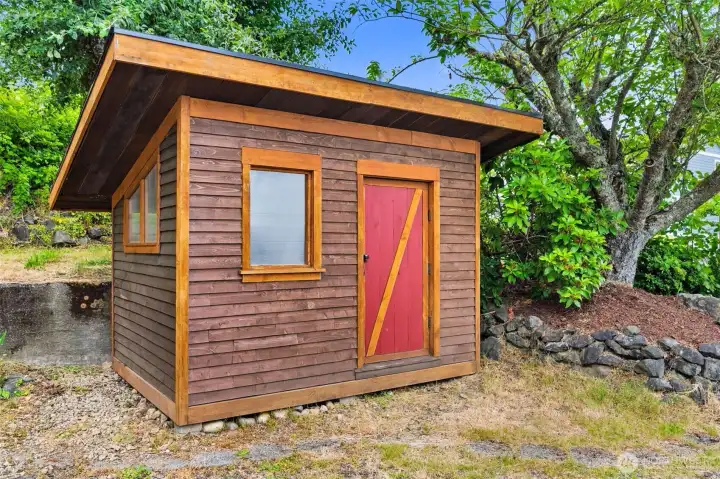 Cedar shed