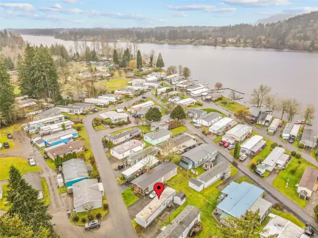 Lakeside Mobile Estates is on Black Lake and has so much to offer the homeowners.  Including private lake access, docks and a boat ramp.