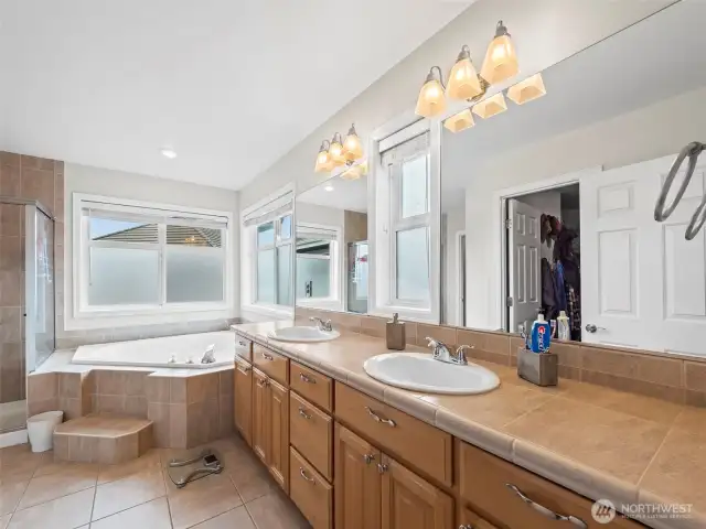 Primary suite bathroom