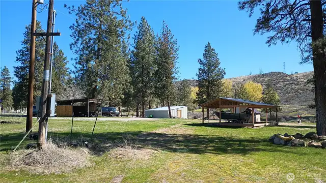 Eastward view across