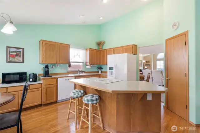 Kitchen view from Family Room