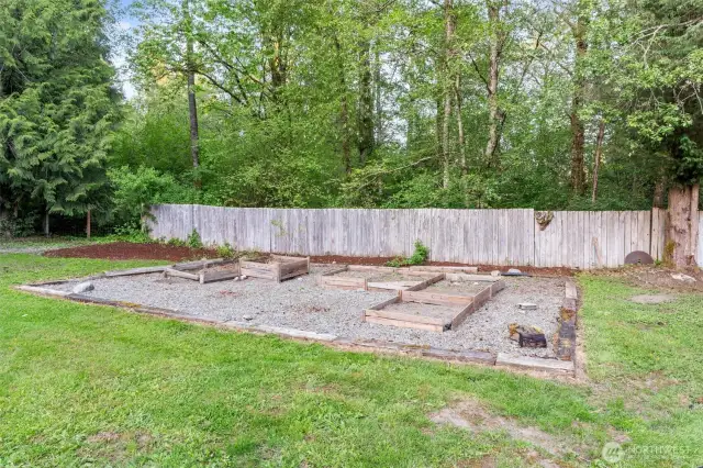 Garden area.