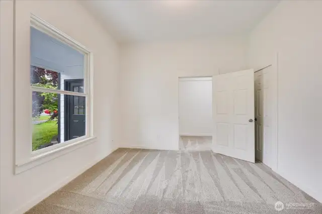 Larger of the three bedrooms