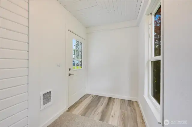 Entry way from the second front entrance