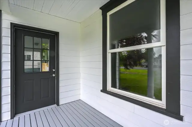 Second entry to the home.  Can be used for a separate office or business entrance