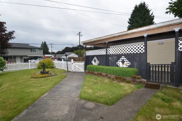 Back Yard & Carport