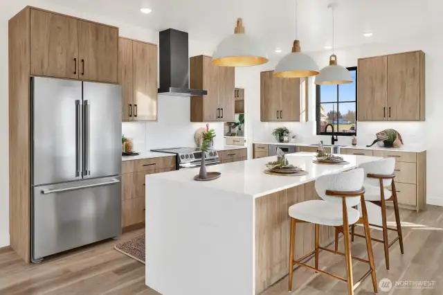 Photos represent builder's finished product  and may not be exact.