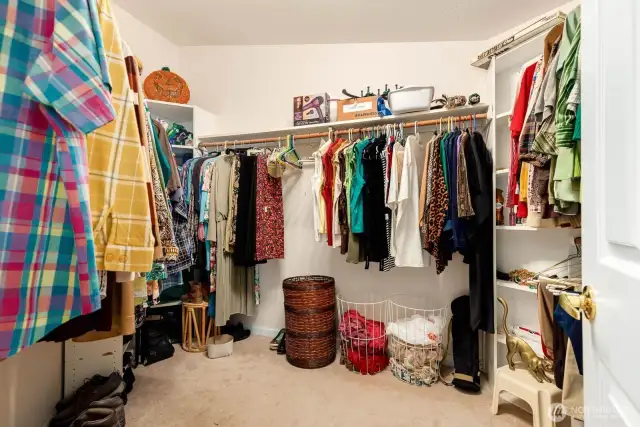 Large, walk-in closet.
