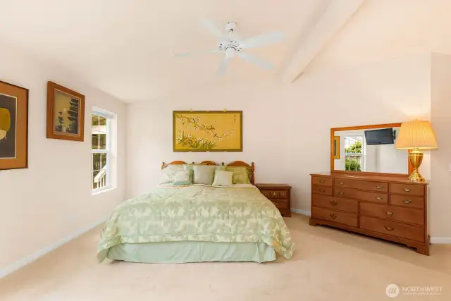 Yet another ceiling fan to keep that air circulating...
