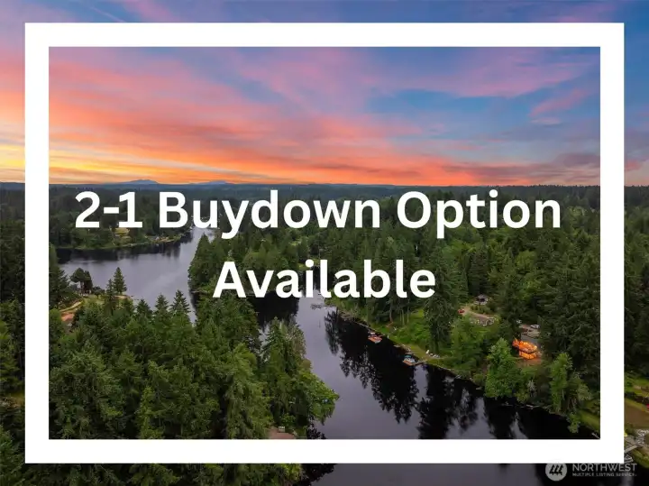 2-1 Buydown available with preferred lender