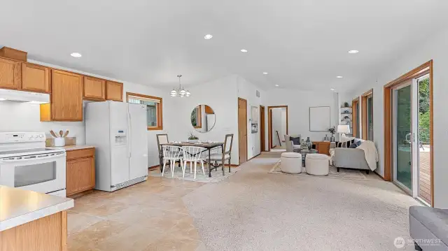 Open concept main floor