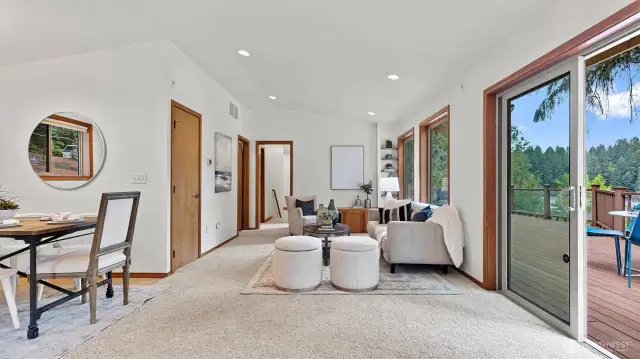 Open concept main floor