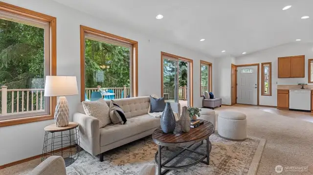 Open concept main floor