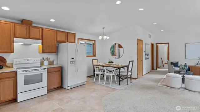 Kitchen and dining