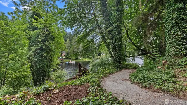 Path to the lake