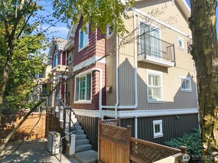 Your new home on the tree lined streets of Green Lake, complete with large private front yard patio.