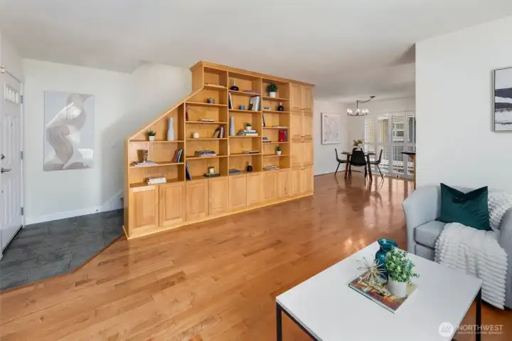 Additional custom upgrades include hardwood floors throughout (no carpet anywhere!), radiant in-floor heat, mini-splits, and plantation shutters for privacy.