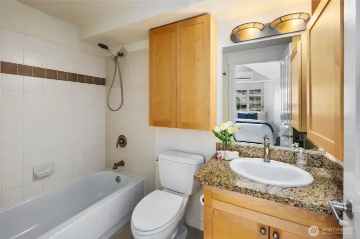 Huge bathroom plus, you guessed it, more storage!