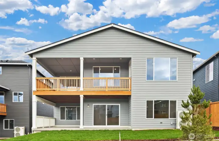 Exterior back side of home