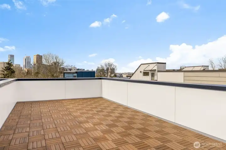 Peaceful primary suite with large windows and a clean, modern aesthetic (virtually staged)