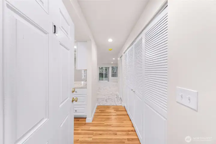 Welcoming Entry - Unit #1 has been completely remodeled down to the studs, offering a true “like-new” asset within the fourplex.