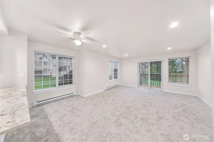 Unit #1 - dining area & living room