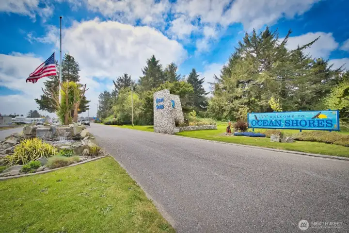 Welcome to the popular resort of Ocean Shores.