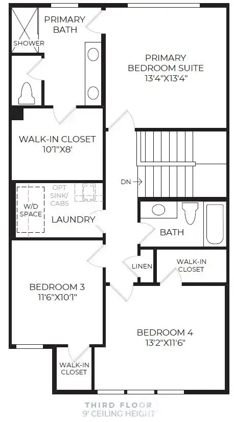 Floor plan layout is used for representational purposes only. All measurements and designs are subject to change.